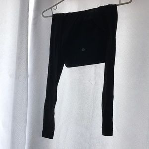 Black align crops(lulu lemon)